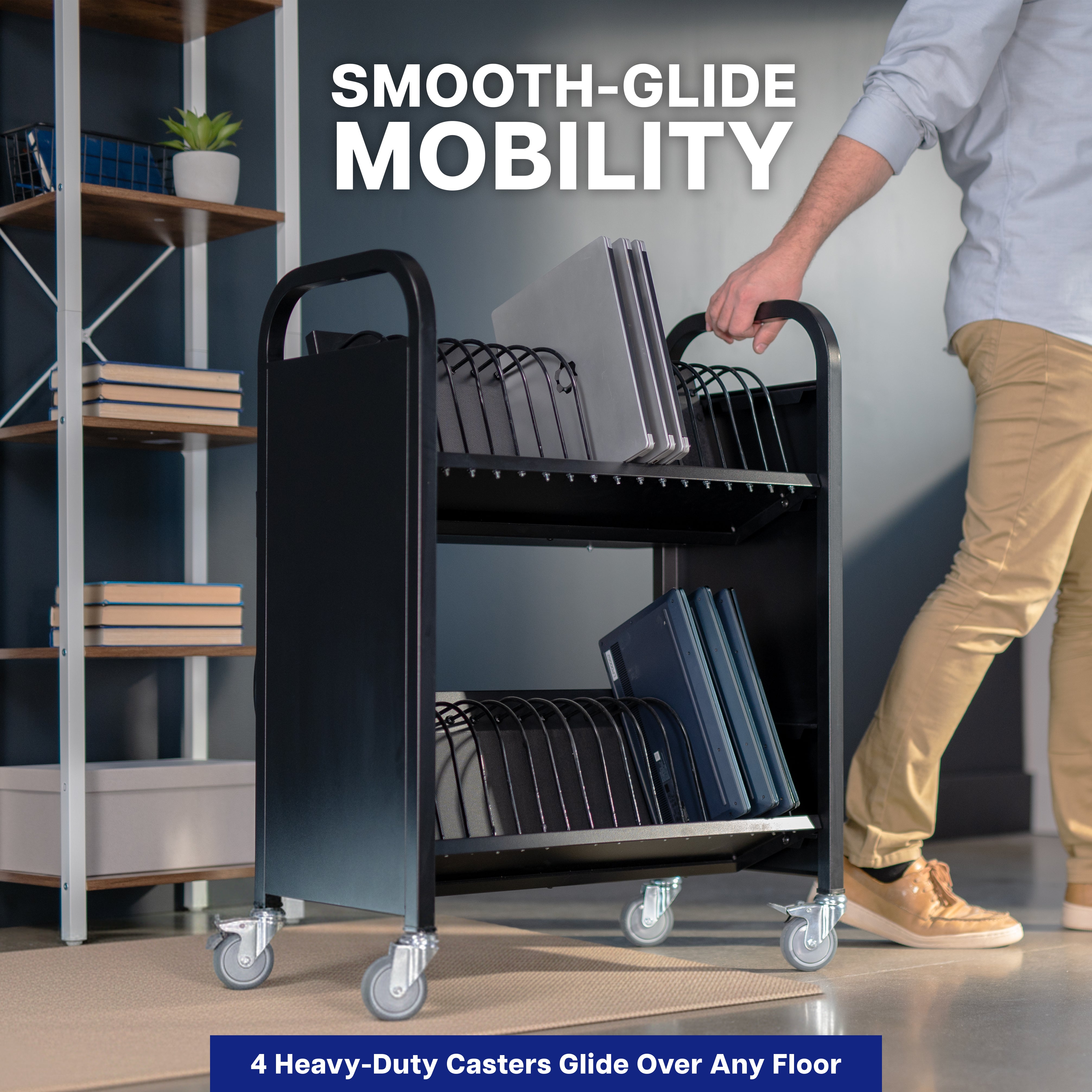 32-Device Open Charging Cart