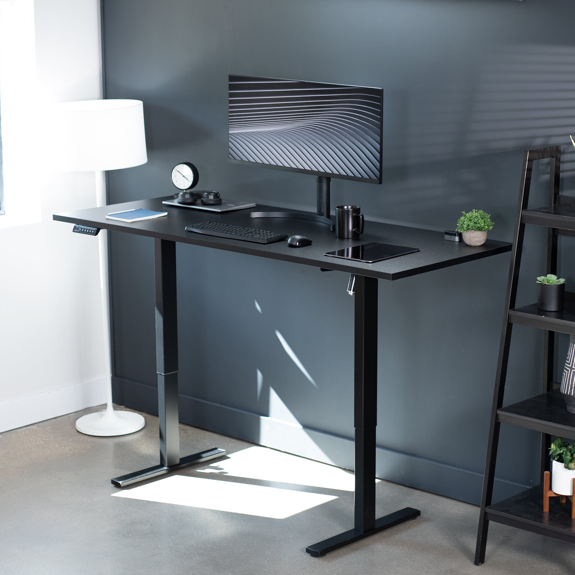 71" x 30" Electric Desk with Square Corner Top