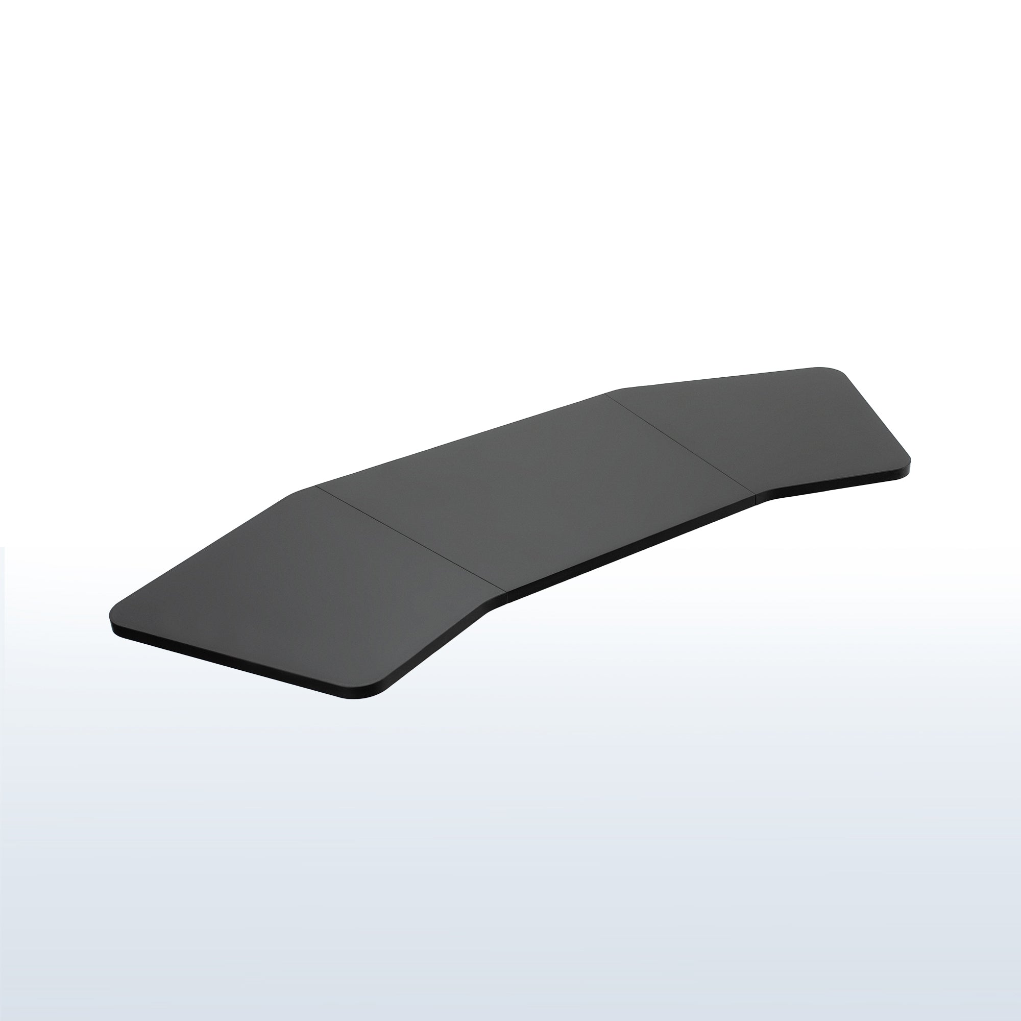 The 3-piece top is ideal for corner setups and is compatible with both manual and electric frames measuring 49” in length.