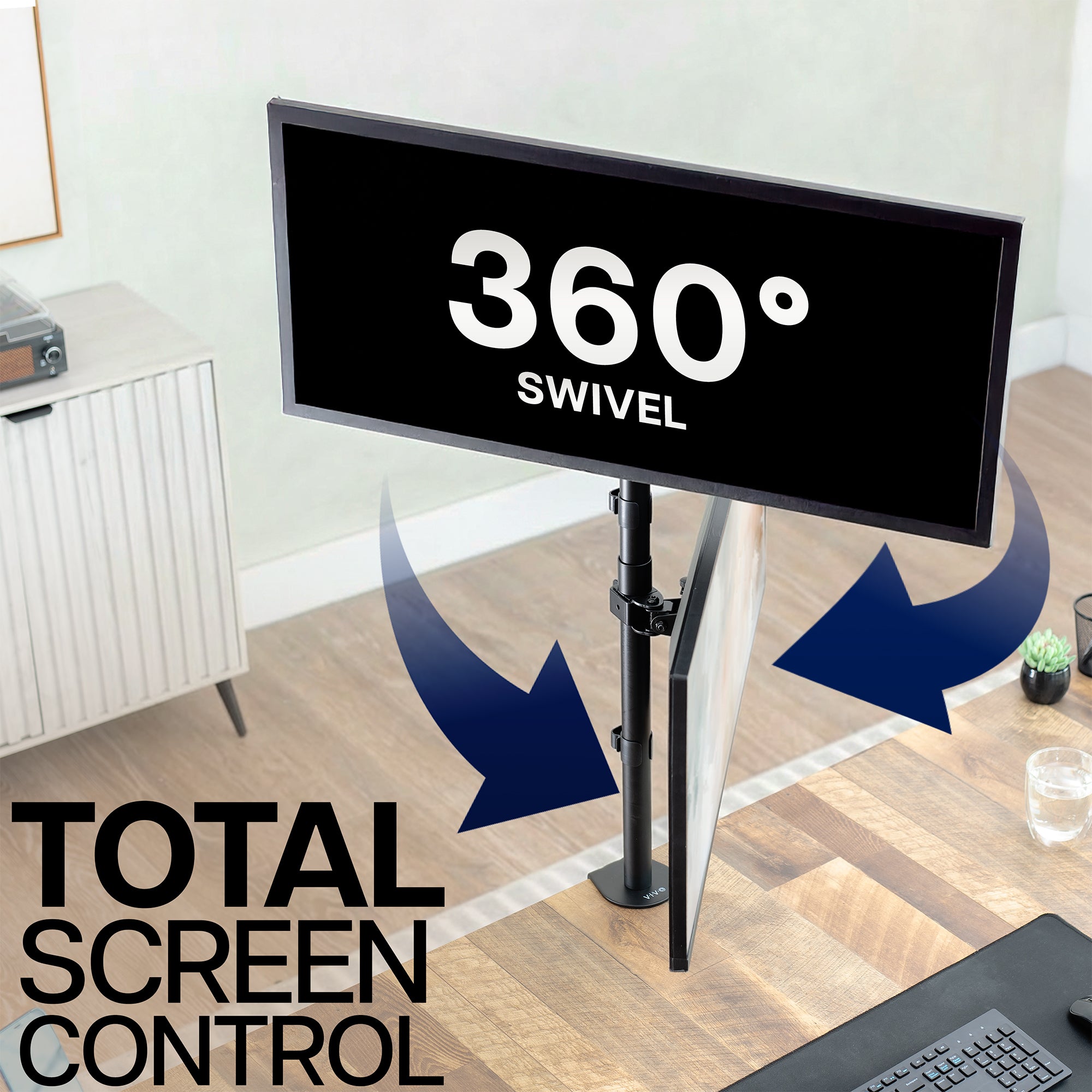 Dual Monitor Desk Mount - Up to 34" Screens