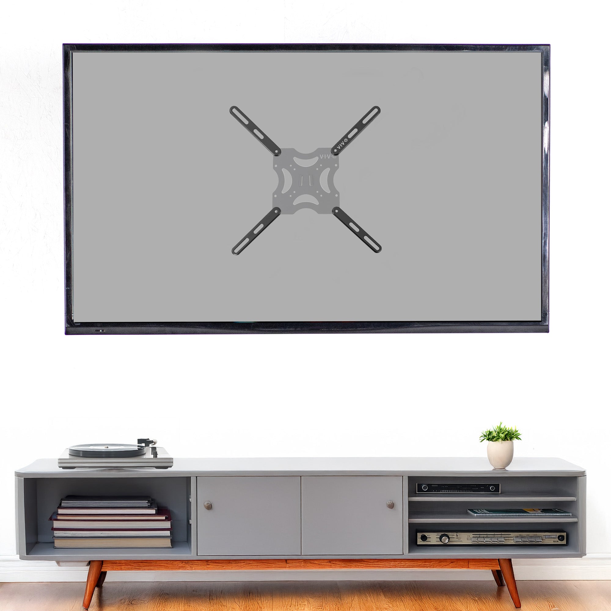 Sturdy VESA LCD screen adapter.