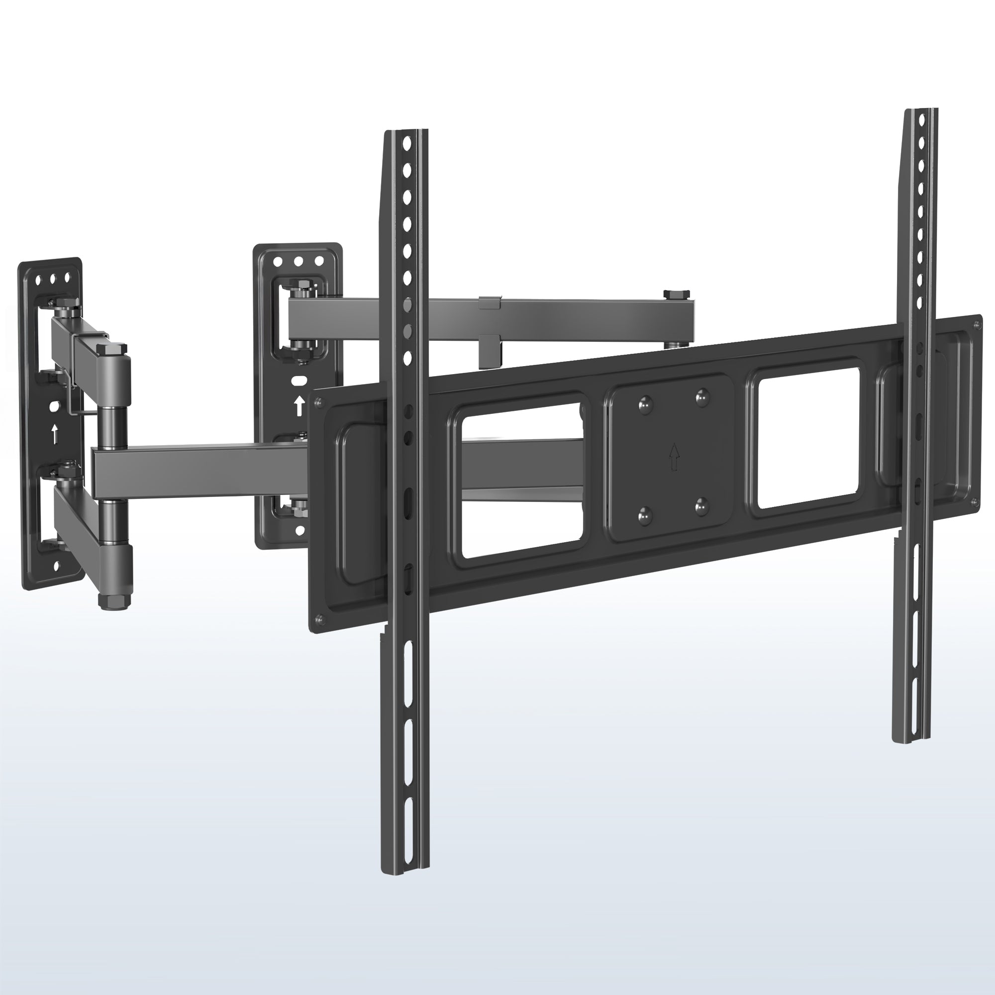 Sturdy corner wall TV mount.