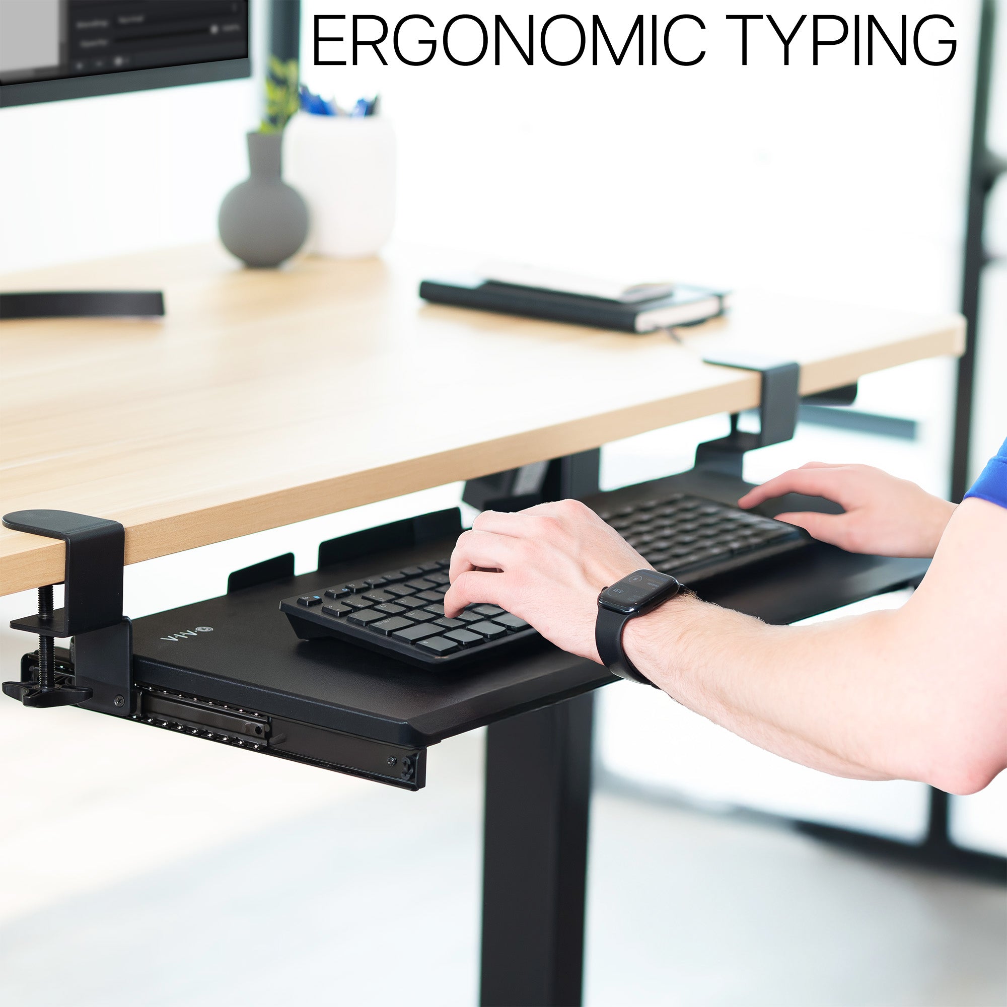 Clamp-on Keyboard Tray