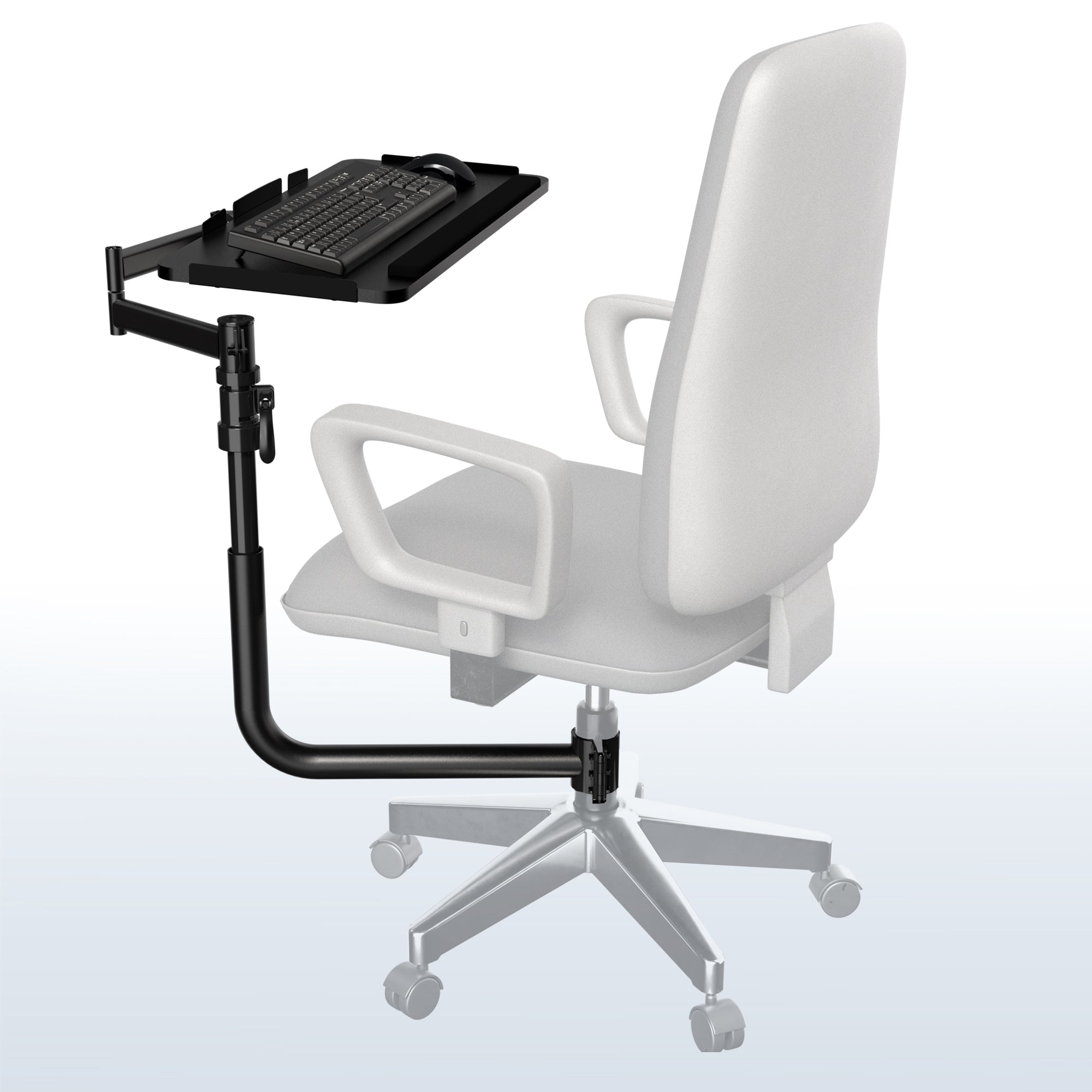 Office Chair Mounted Premium Keyboard Tray