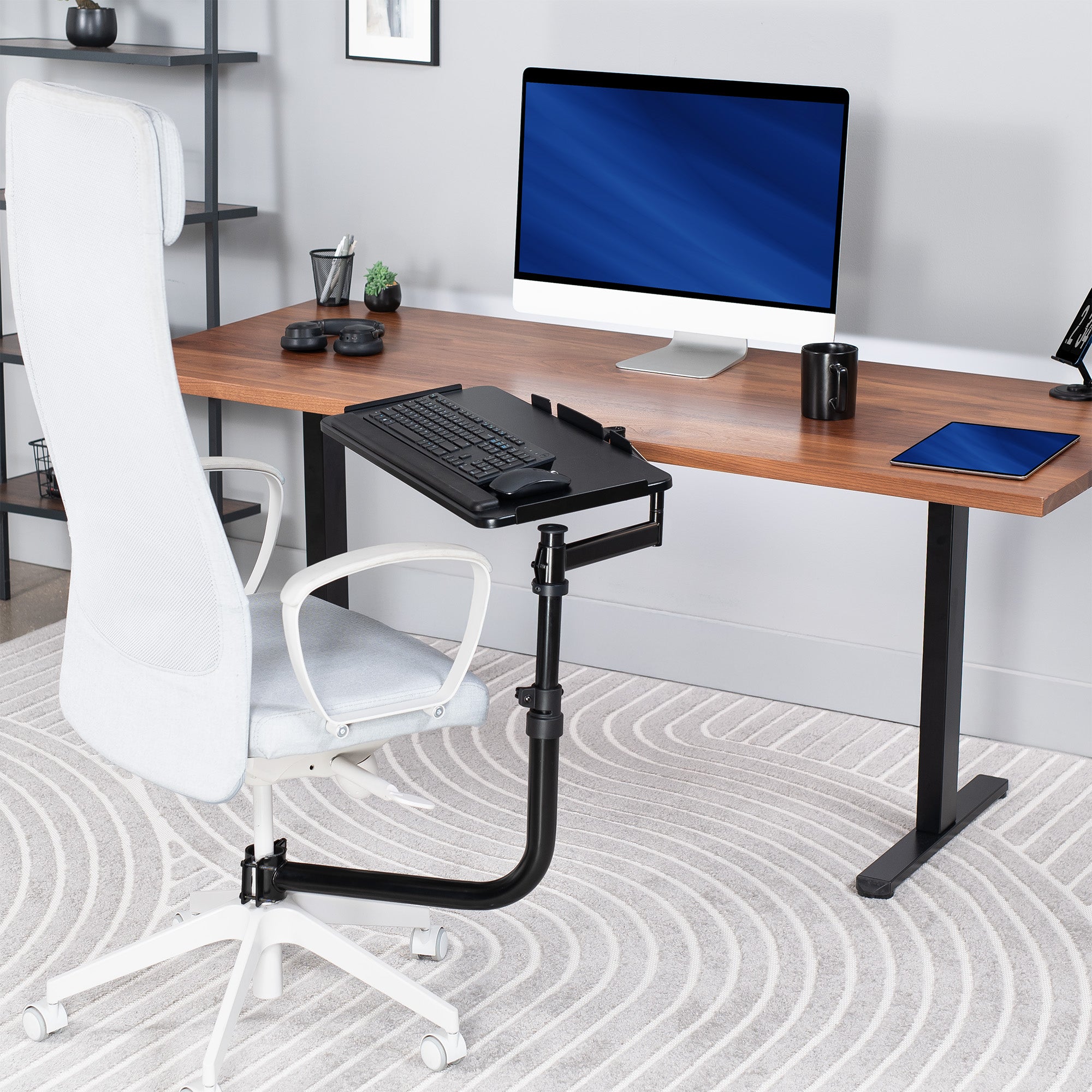 Office Chair Mounted Premium Keyboard Tray