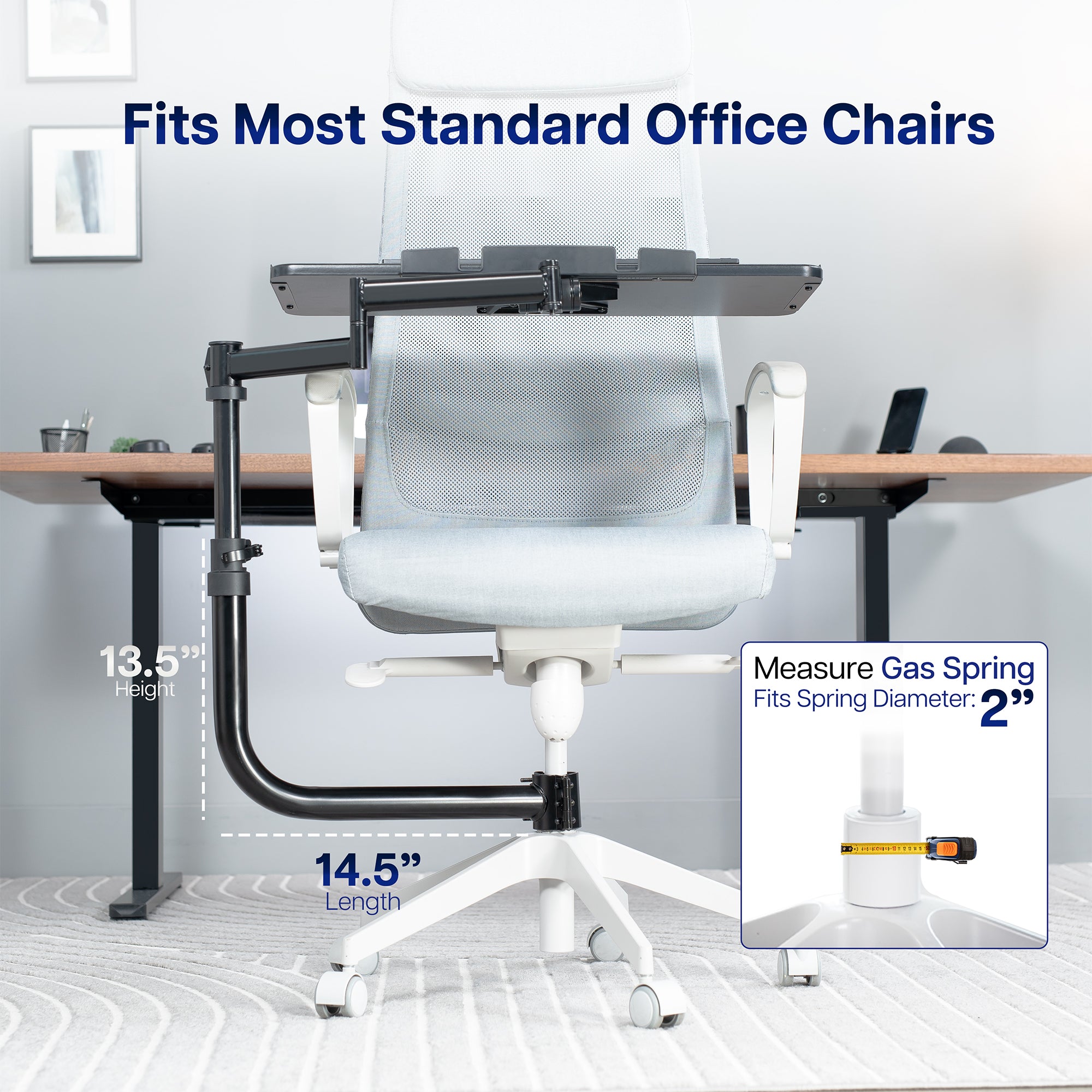 Office Chair Mounted Premium Keyboard Tray