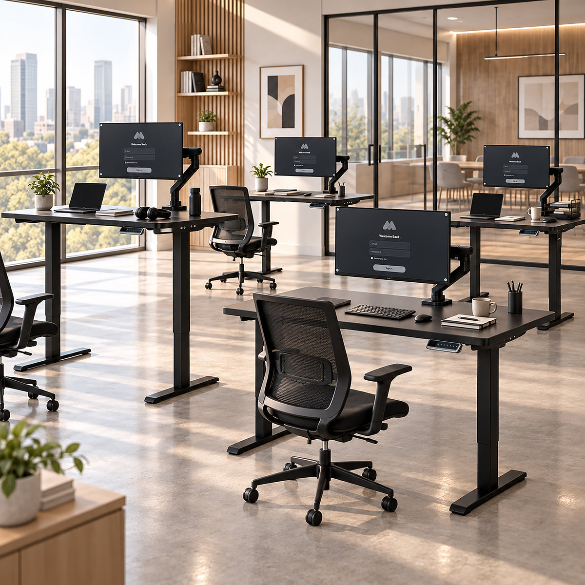 VIVO PRO 71" x 30" Dual Motor Electric Desk