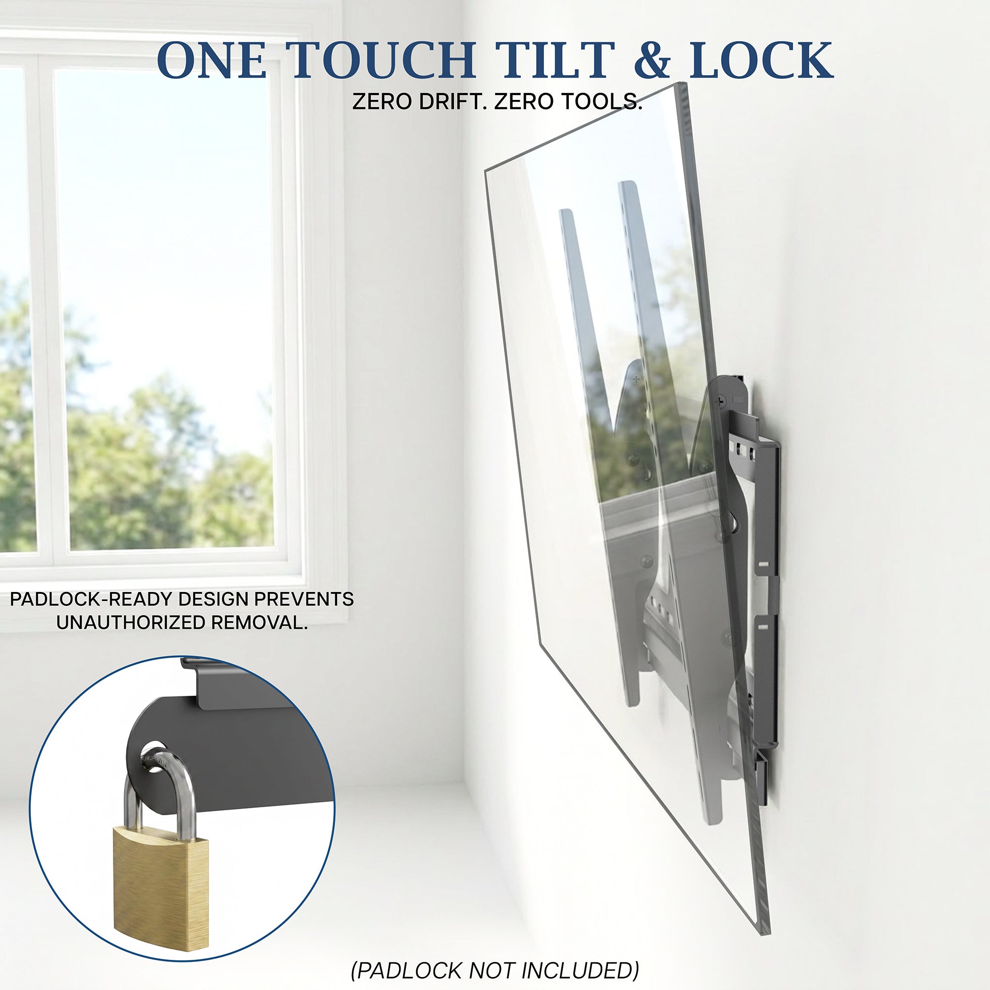 VIVO PRO Tilting Large TV Wall Mount - 43" to 95" Screens