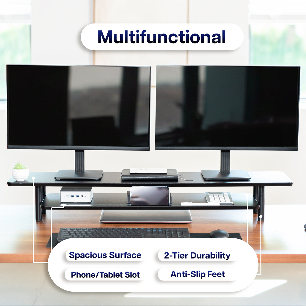 2-Tier Premium Monitor Riser