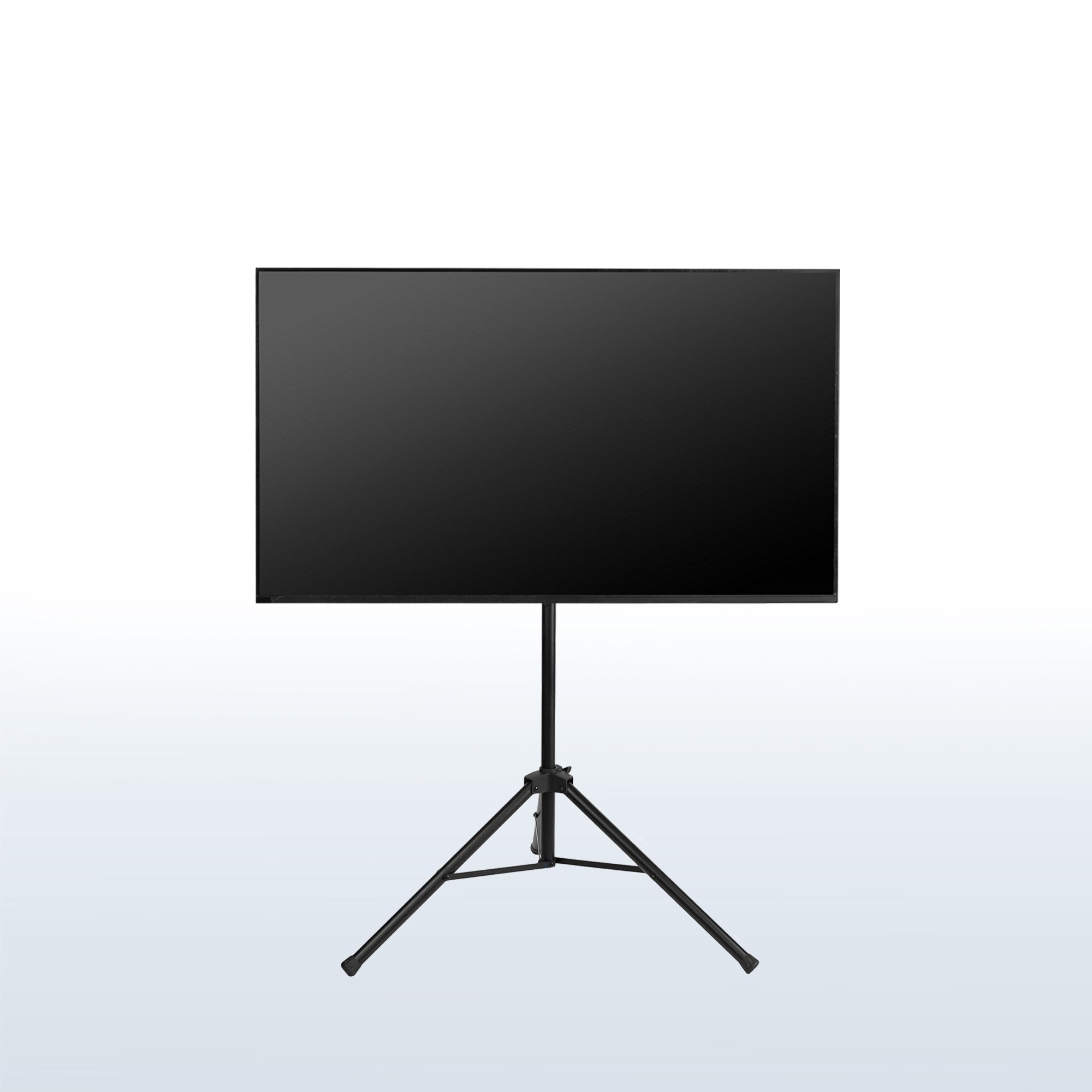 Sturdy portable tripod TV stand.