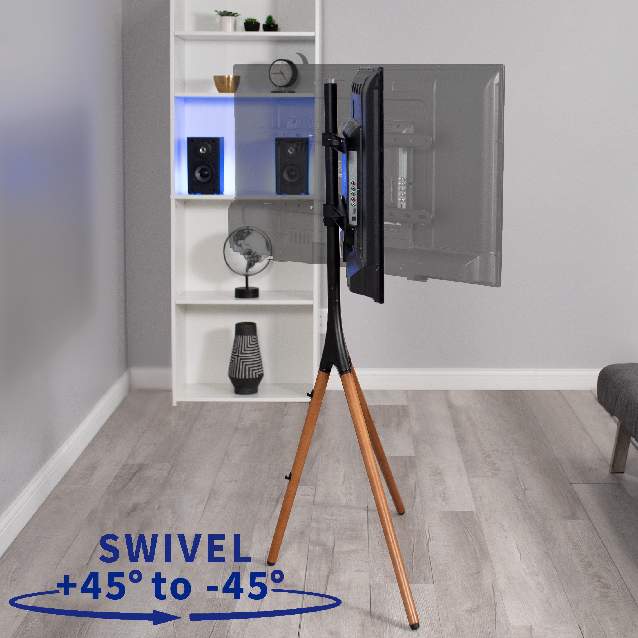Tripod easel studio TV stand.
