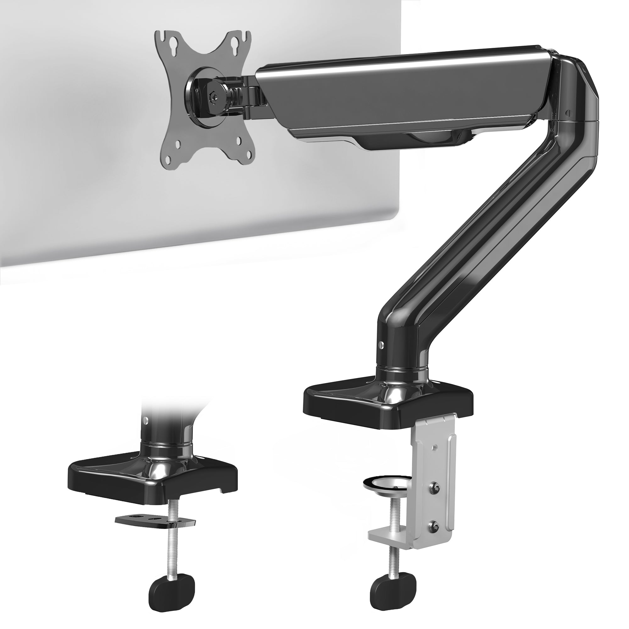 Mechanical Arm Single 17" to 32" Monitor Desk Mount – VIVO - desk