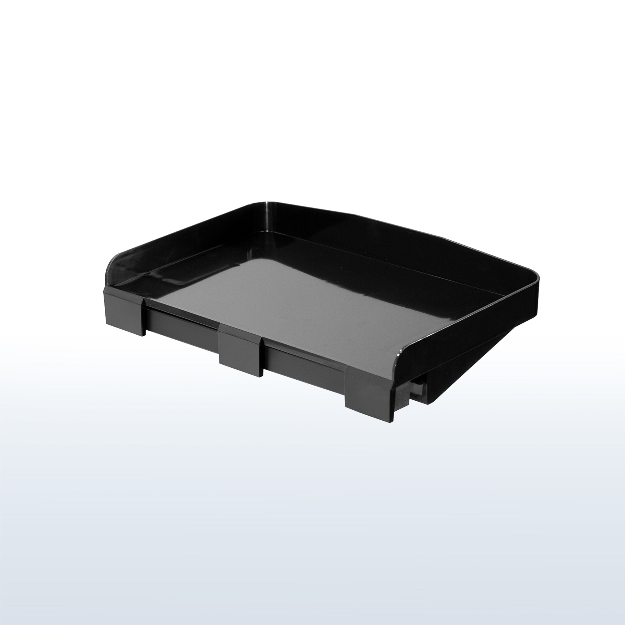 Attachable bedside shelf nightstand tray for storage and organizing.