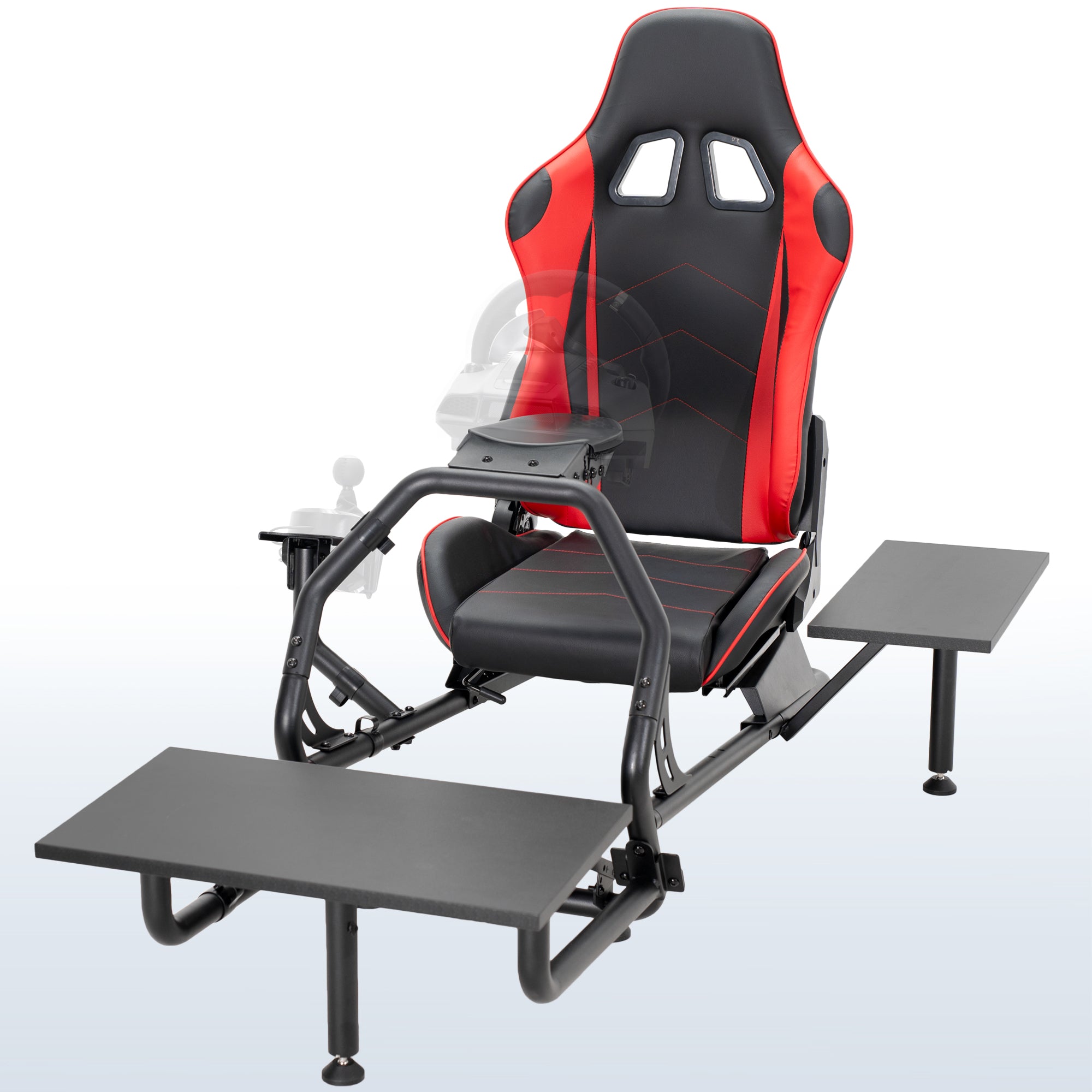 Racing Simulator Cockpit with Shelf Kit – VIVO desk solutions