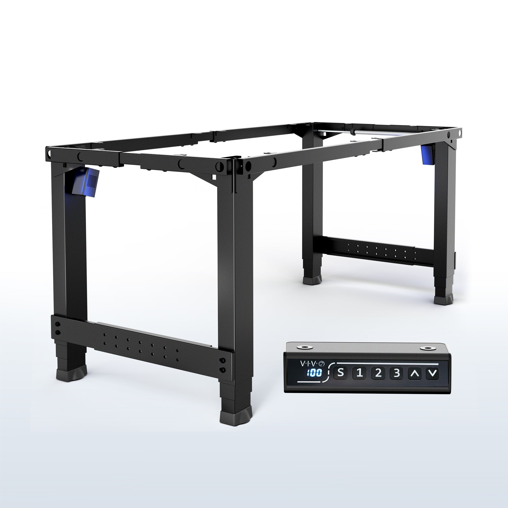 Premium Electric 4-Leg Dual Motor Desk Frame – VIVO - desk