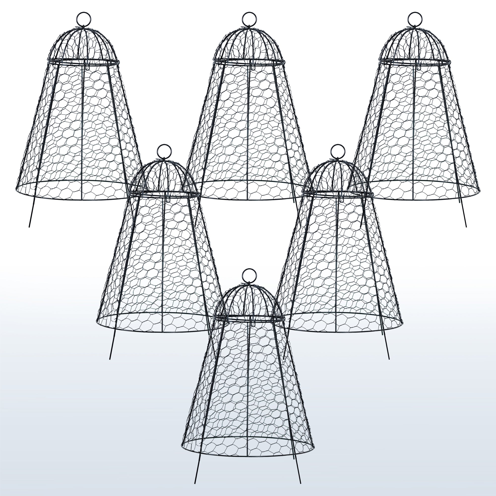 Life Finds by VIVO Chicken Wire Garden Cloche Set (x6)