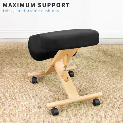 Comfortable Kneeling Chair with Wheels