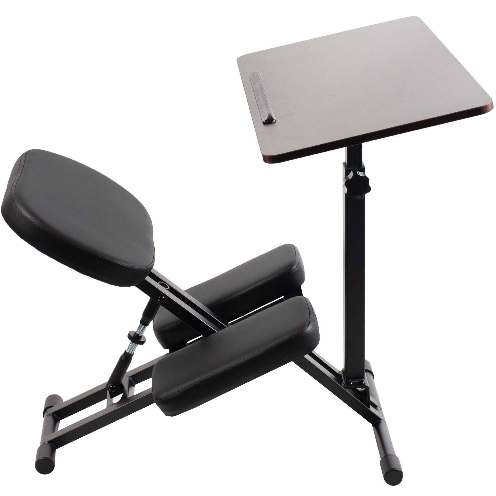 Adjustable Ergonomic Kneeling Chair with Back Support – VIVO - desk  solutions, screen mounting, and more