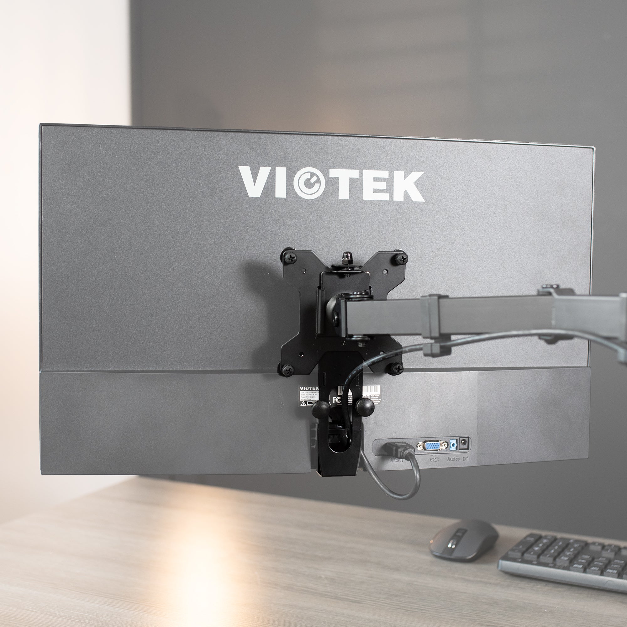 VIVO Quick Attach VESA Adapter Bracket Designed for Viotek Monitor NBV24CB2, VESA 75x75mm and 100x100mm