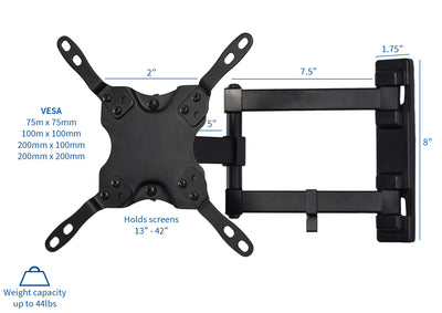 Wall Mount for 13” to 42” TVs