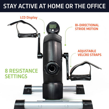 DeskCycle by VIVO Mini Exercise Bike Arm and Leg Exerciser – VIVO