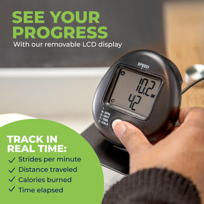 Under Desk Bike Pedal Exerciser with removable LCD screen