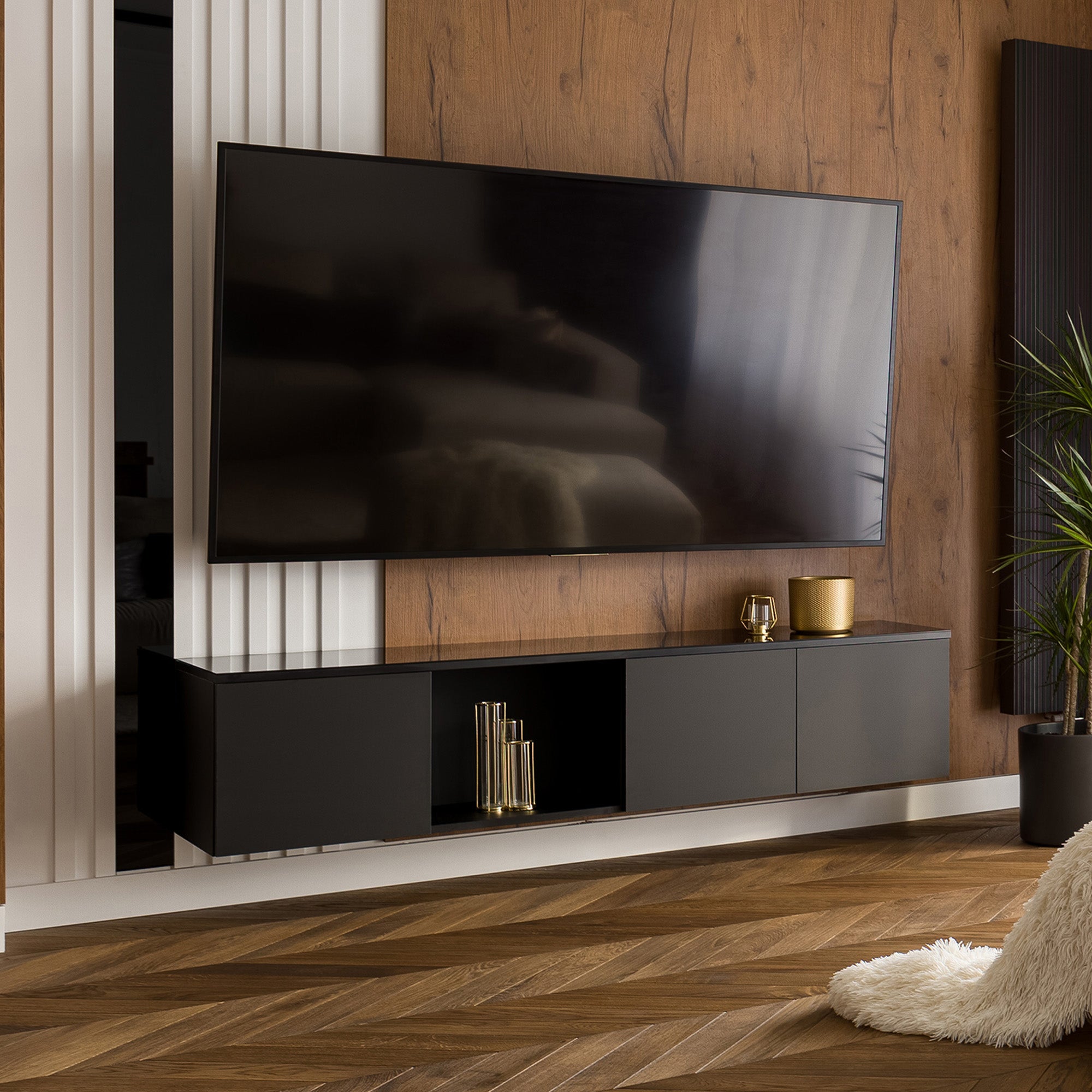 Full Motion Extra Large TV Wall Mount – VIVO - desk solutions, screen ...