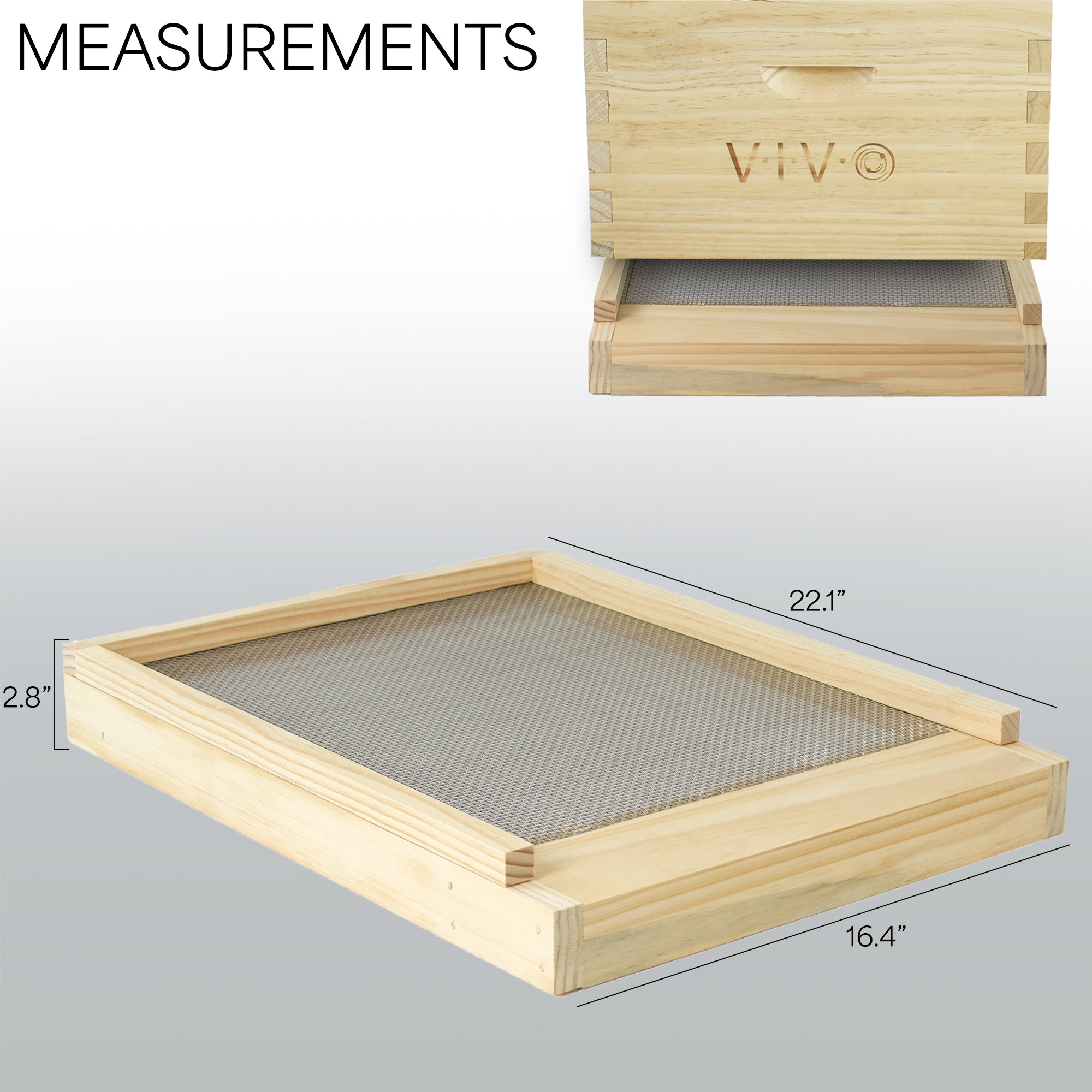 Beehive Screened Bottom Board