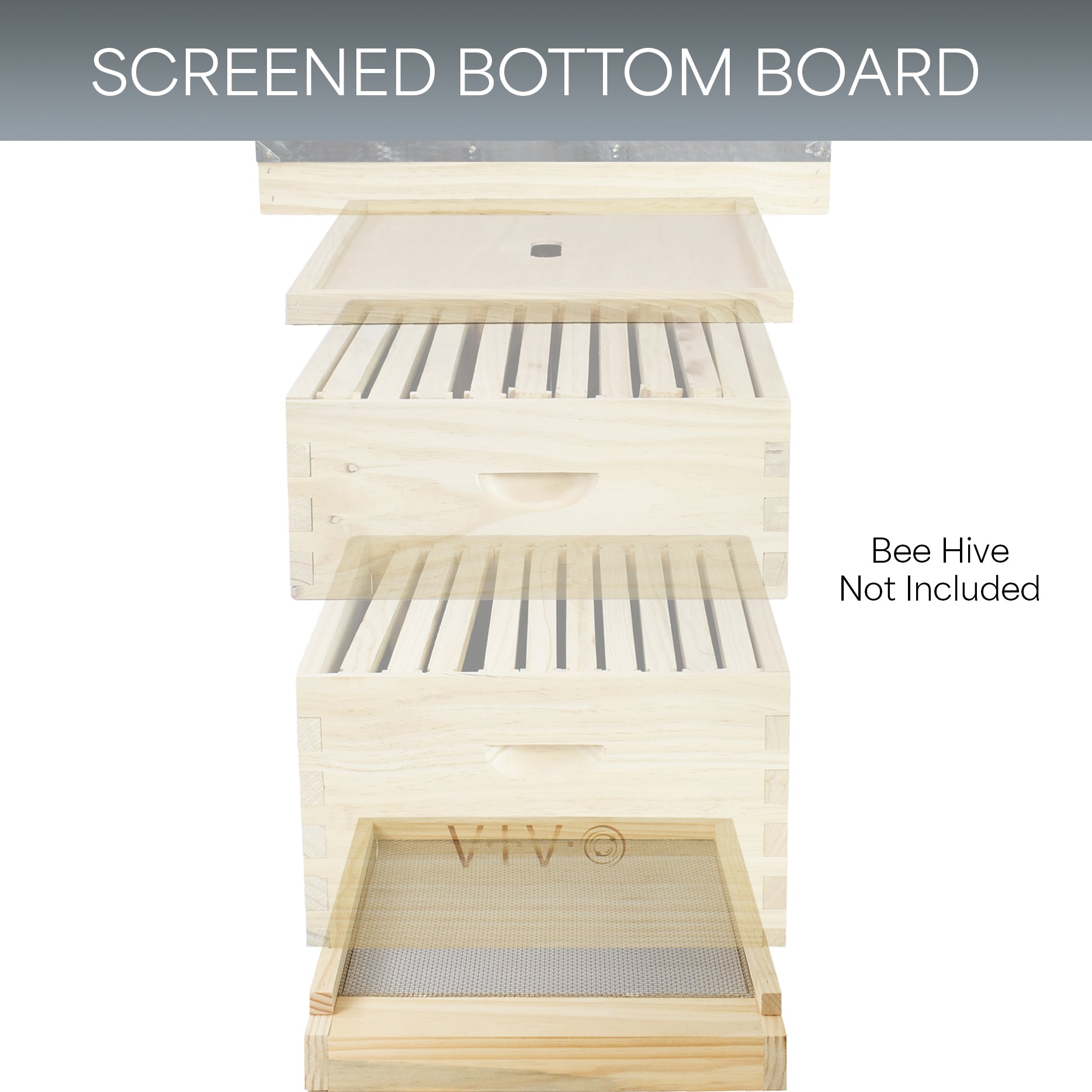 Beehive Screened Bottom Board