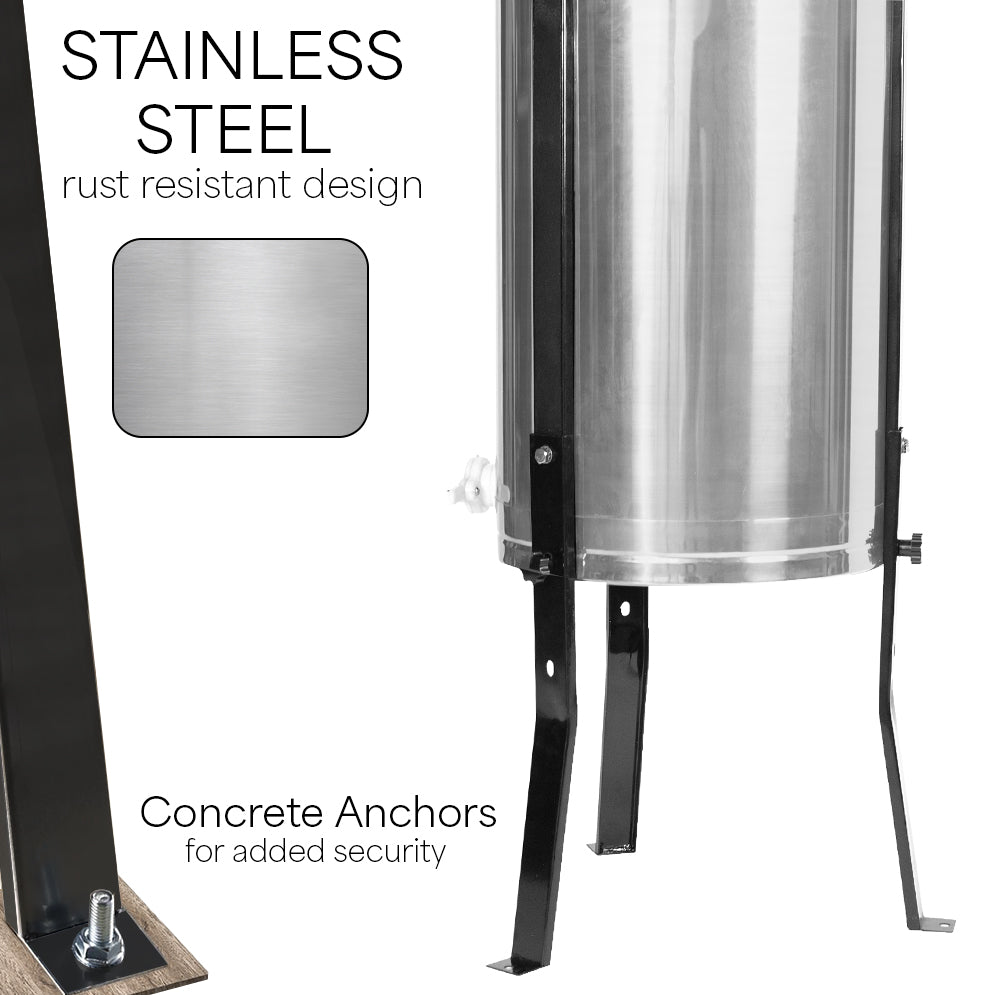 Two Frame Stainless Steel Honey Extractor