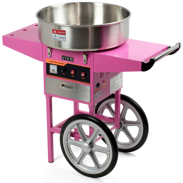 Electric Commercial Cotton Candy Machine with Cart – VIVO - desk