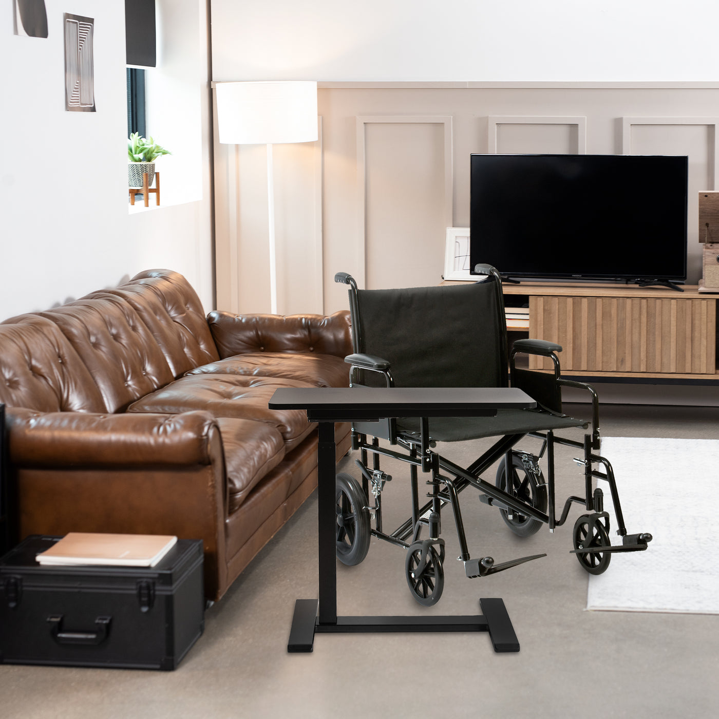 Overarching Table Electric Mobile Overbed Table – VIVO - desk solutions, screen mounting ...