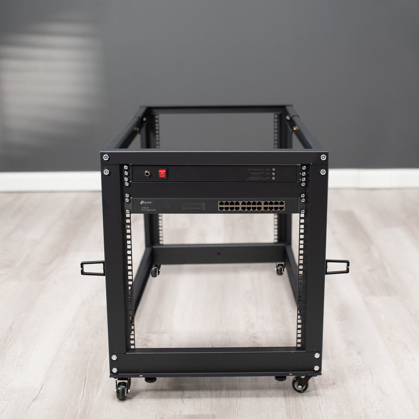 Freestanding Open Frame Server Rack – VIVO - desk solutions, screen ...