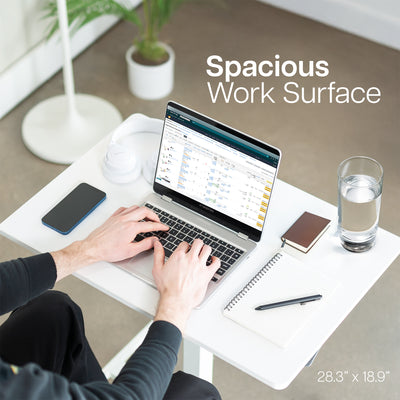 Mobile Pneumatic Lift Height Adjustable Workstation Cart