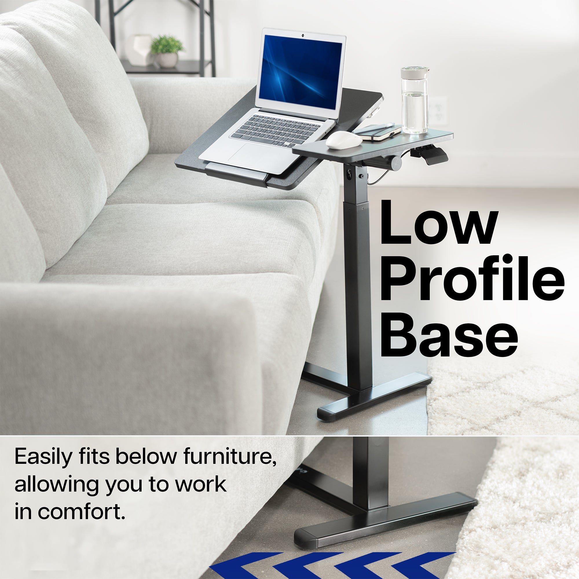 Mobile Tilting Laptop Cart