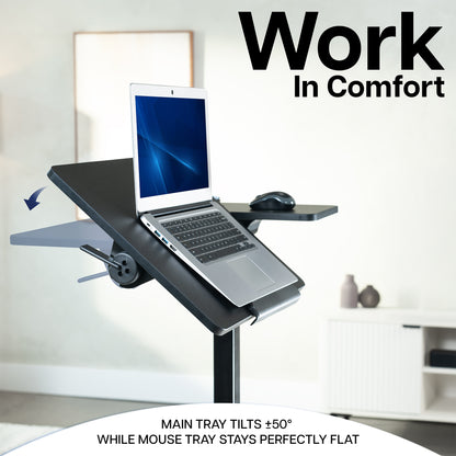Mobile Tilting Laptop Cart