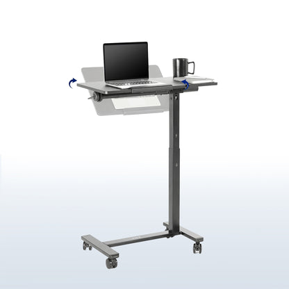 Mobile Tilting Laptop Cart