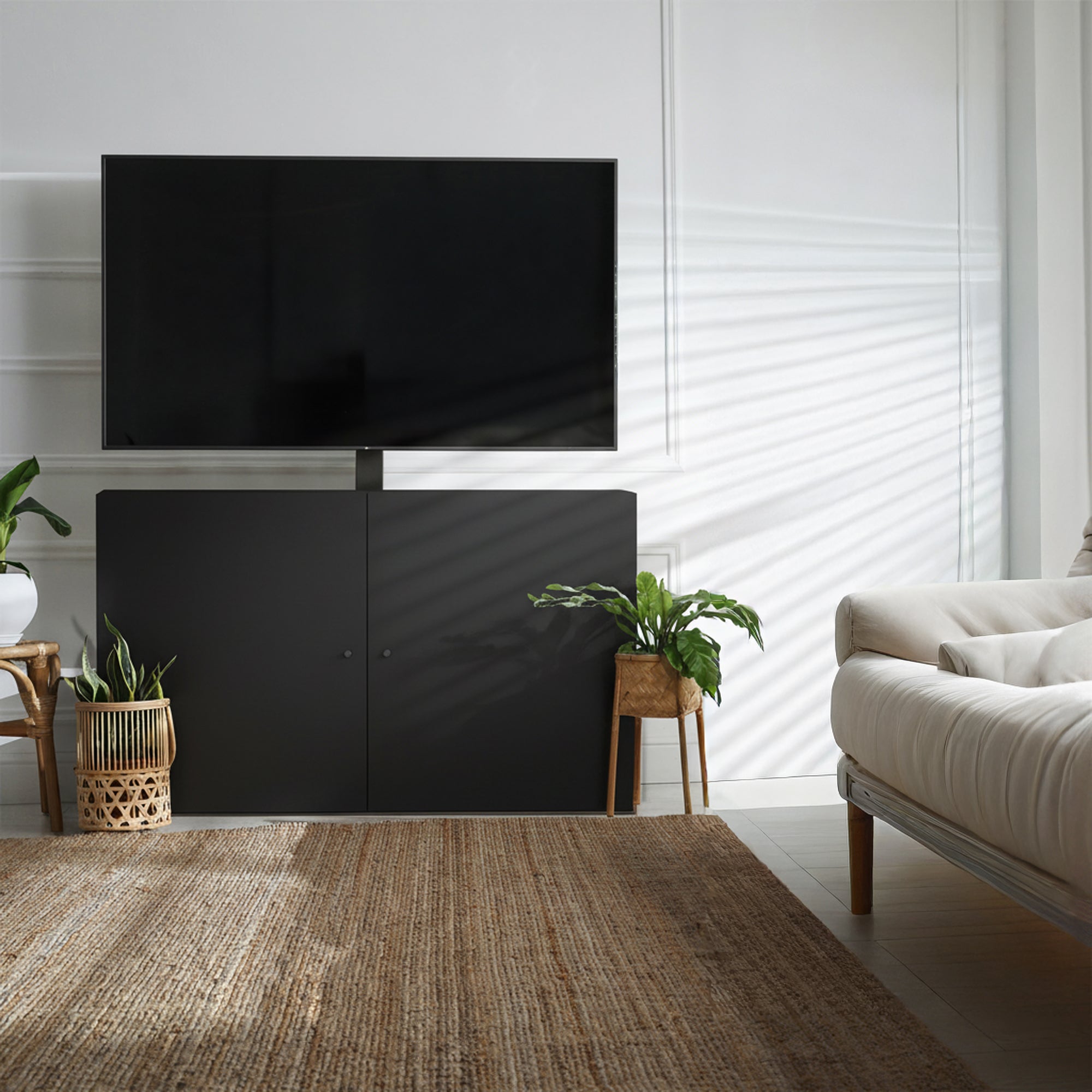 TV Lift Cabinet with Motorized Stand - 32