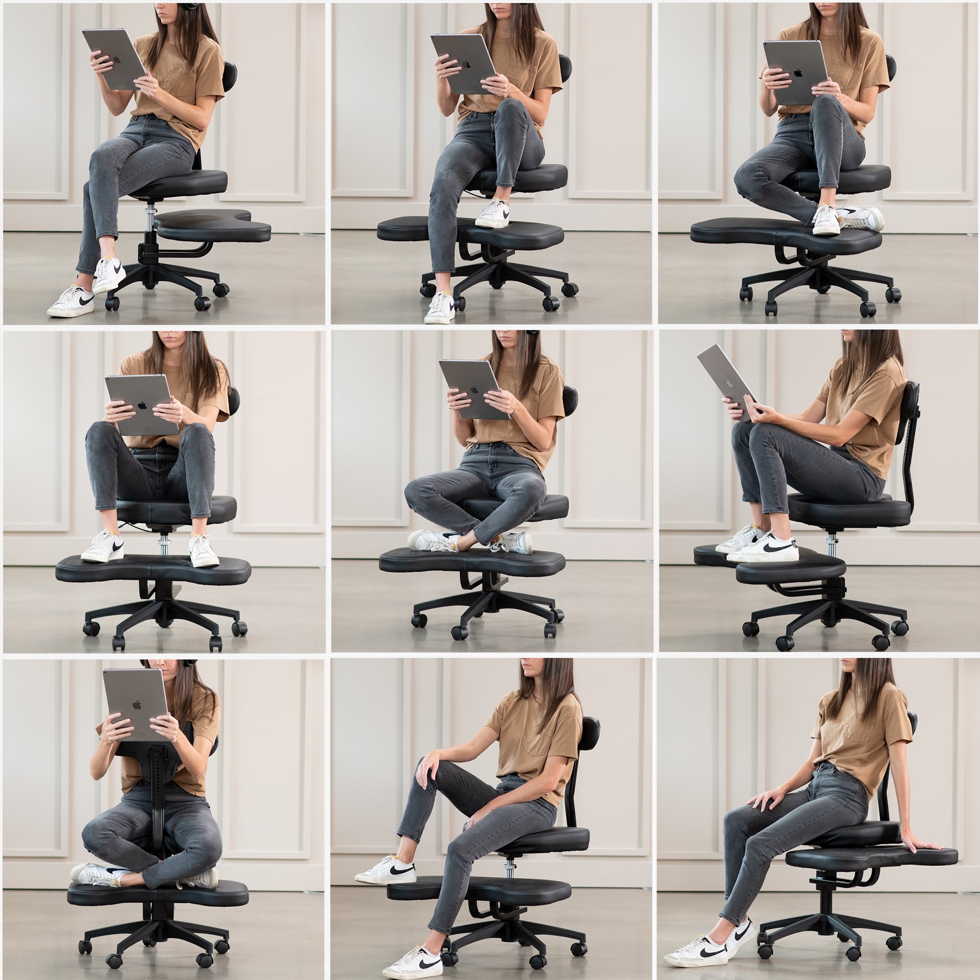 Office chair you can cross your legs sale