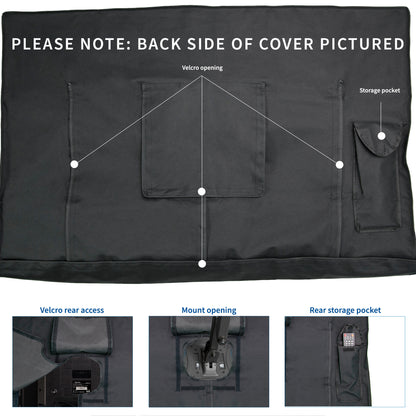 Protective flat screen TV cover.