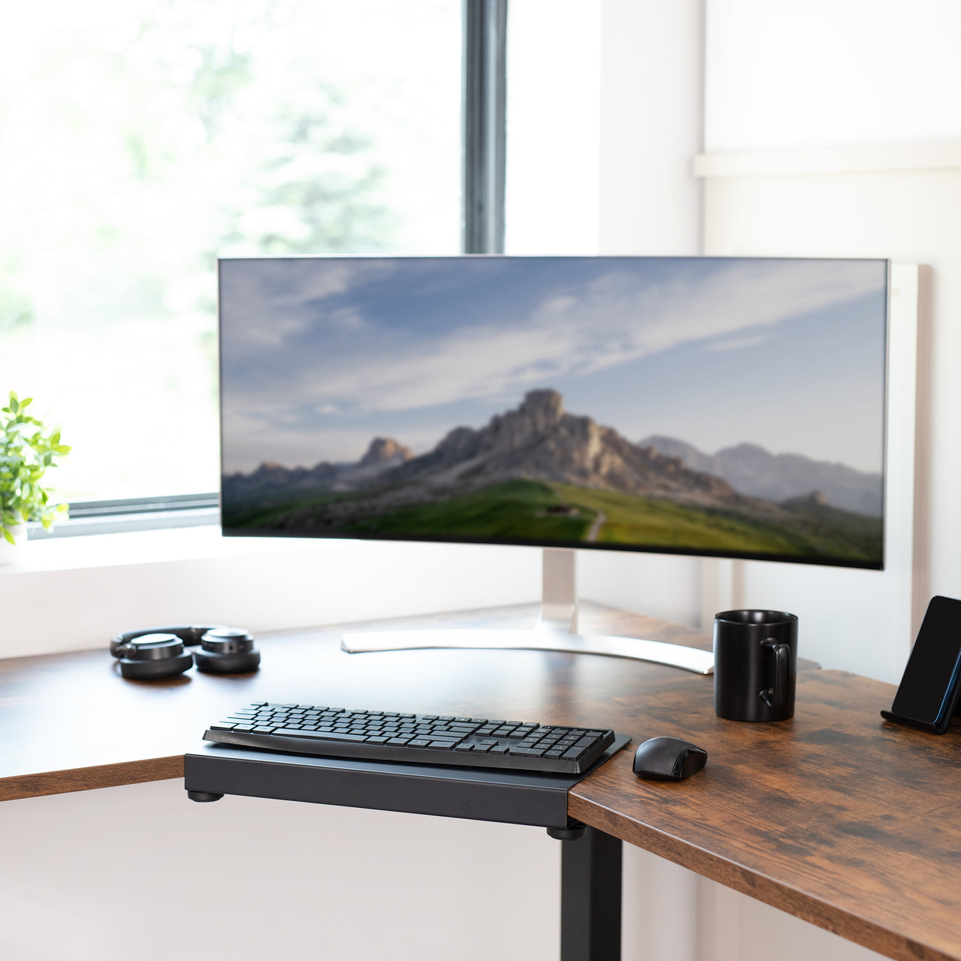 Clamp-on Desk Corner Connector – VIVO - desk solutions, screen mounting ...