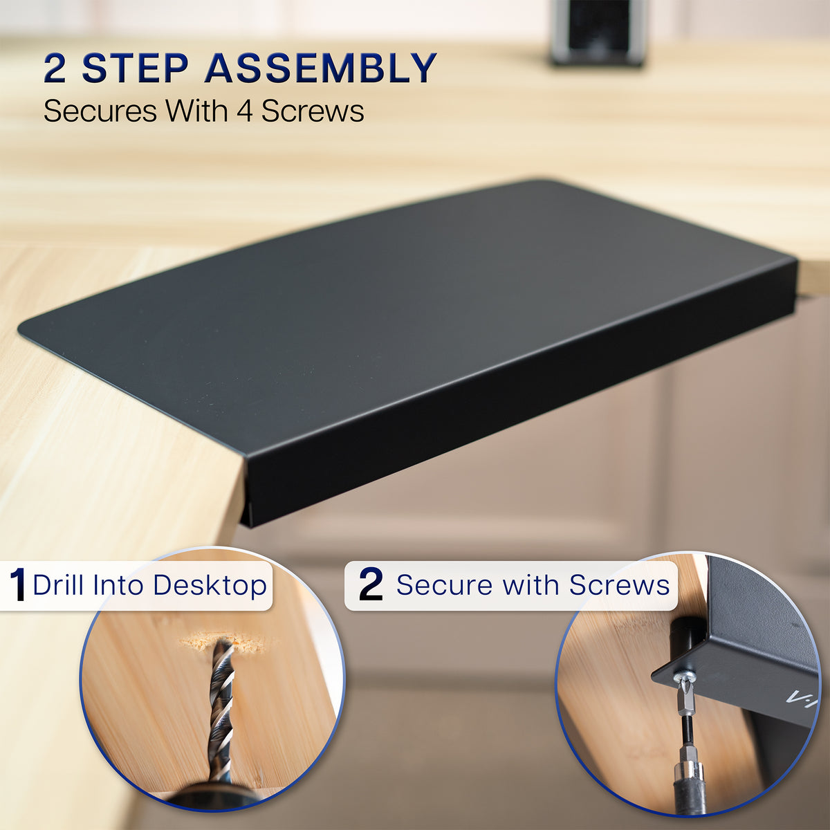 Desk Corner Connector – VIVO - desk solutions, screen mounting, and more