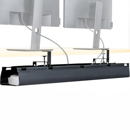 Clamp-on Fabric Cable Management Tray