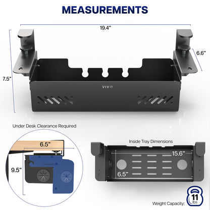 Flip Open Clamp-on Cable Management Box