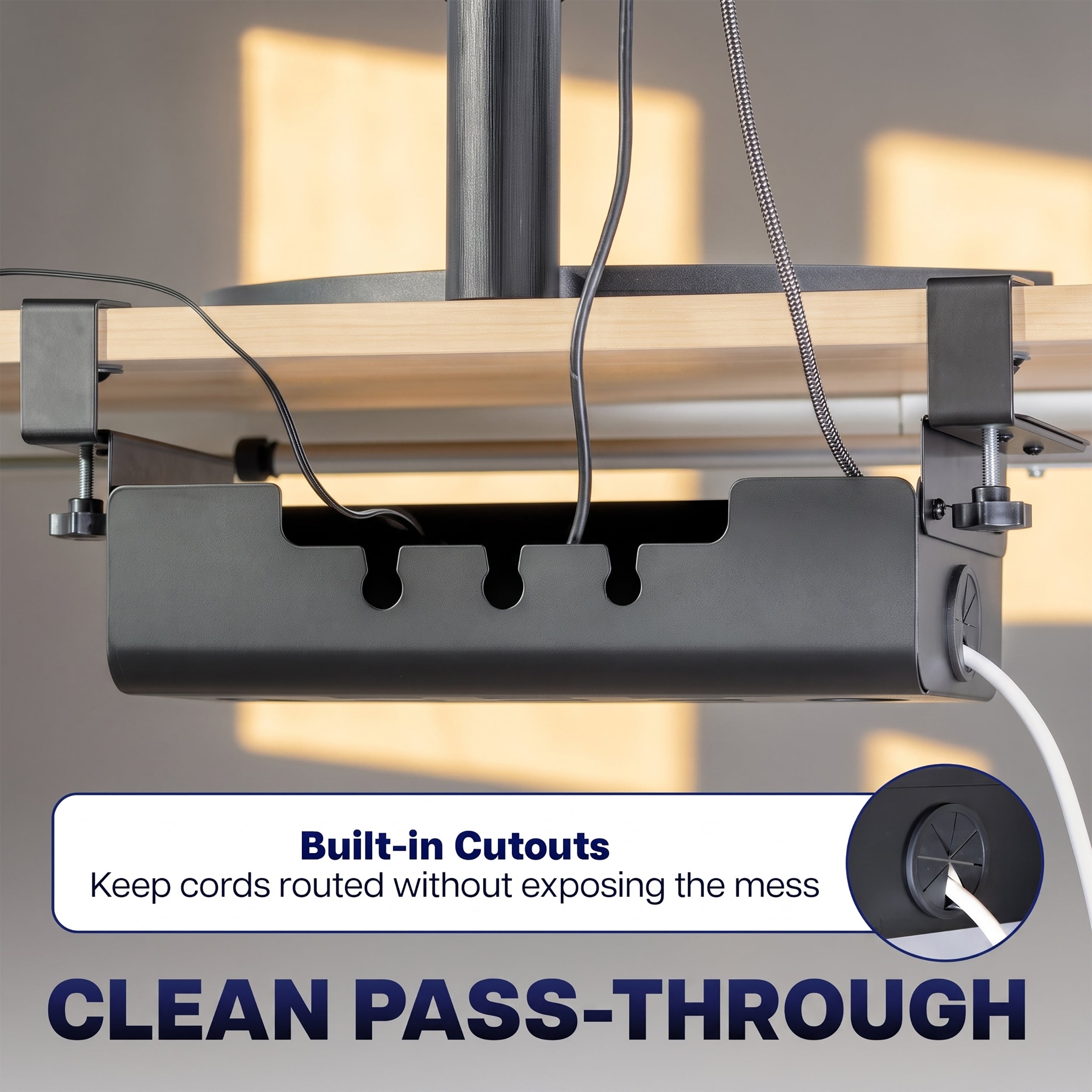 Flip Open Clamp-on Cable Management Box