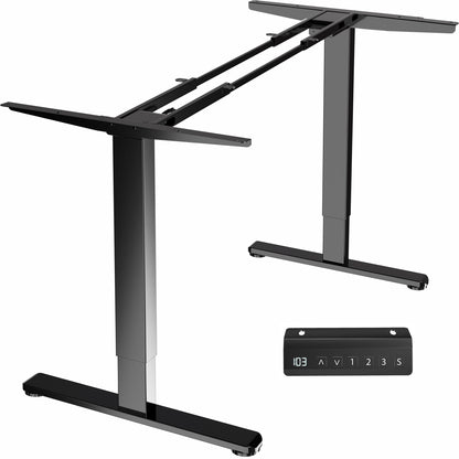 Motorized standing desk frame for raising your table top to a sitting or standing position.