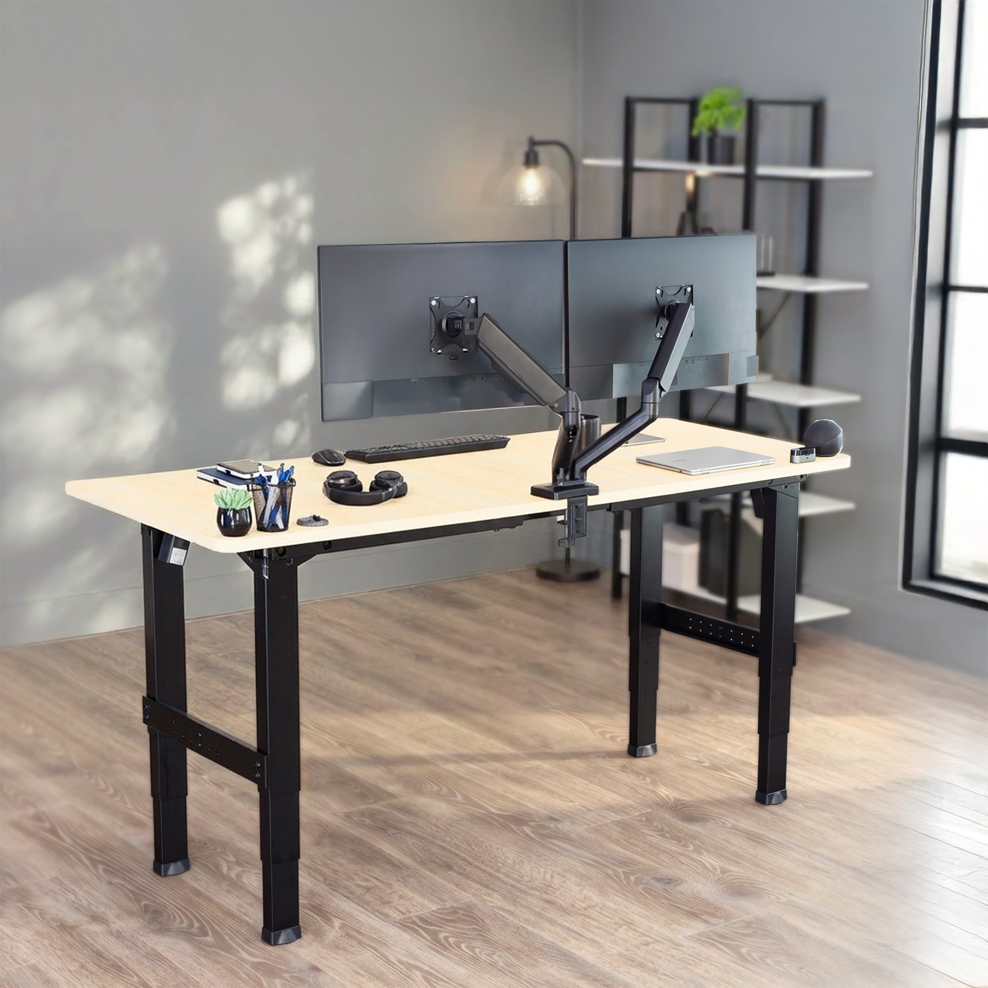 Premium Electric 4-Leg Dual Motor Desk Frame – VIVO - desk