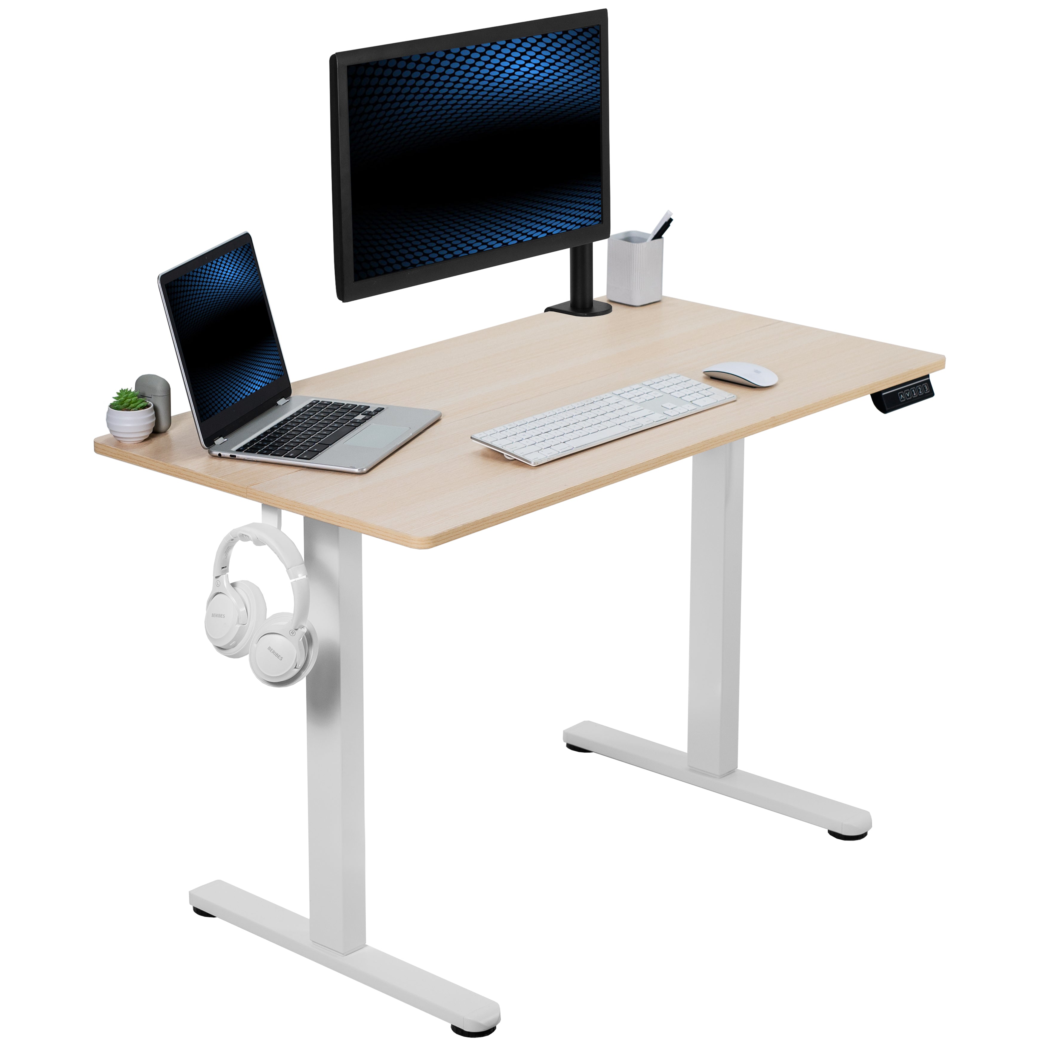 Electric 44" x 24" Sit Stand Desk Workstation