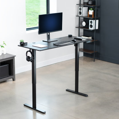 55" x 24" Electric Sit Stand Desk, Height Adjustable Workstation