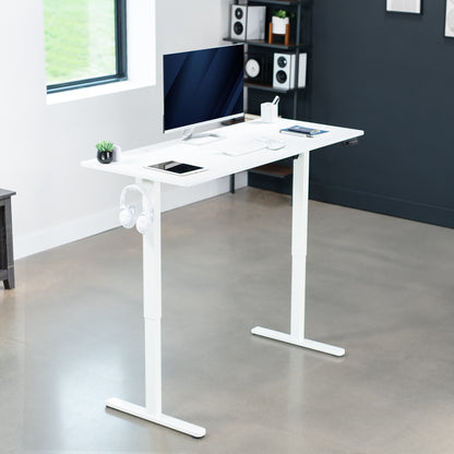 55" x 24" Electric Sit Stand Desk, Height Adjustable Workstation